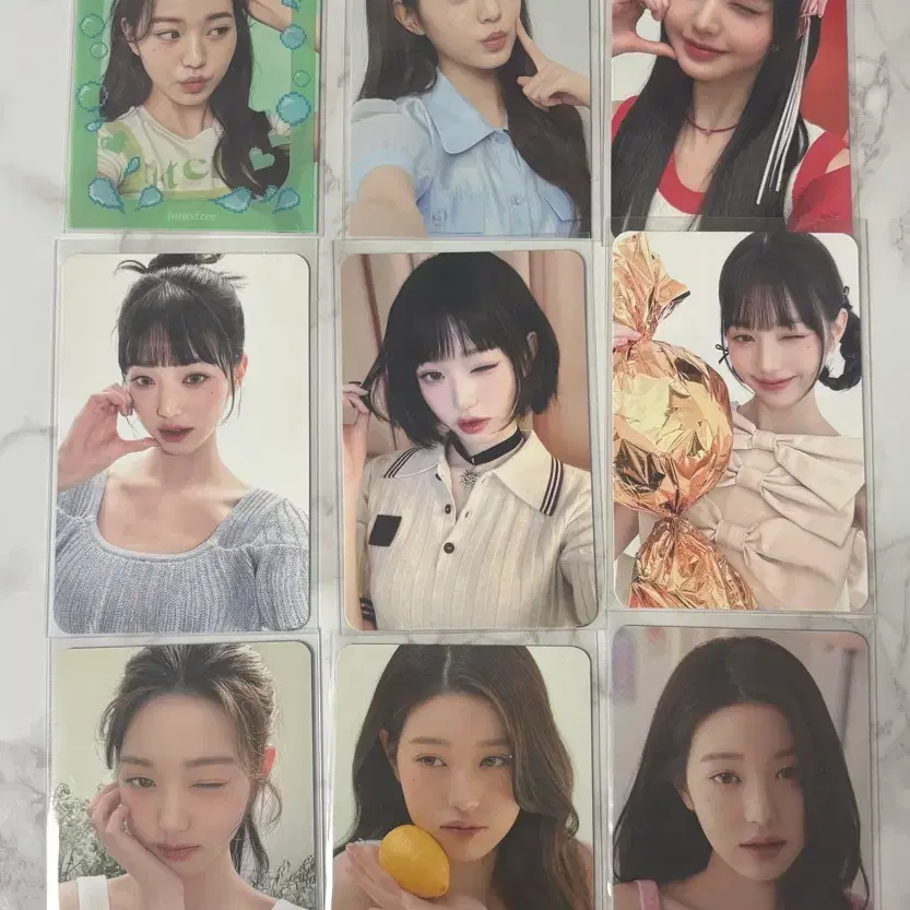 아이브 장원영 포카 양도 하파크리스틴 이니스프리 단발녕