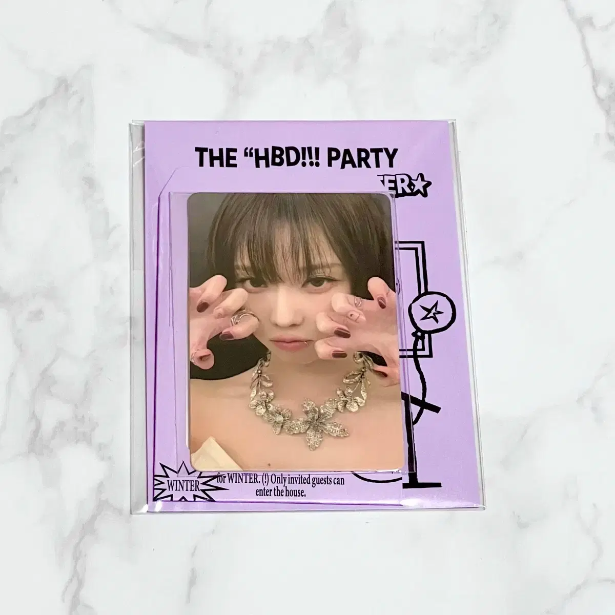 하자X 에스파 윈터 포카 양도 생일 포카 카리나 닝닝 지젤 특전 미공포