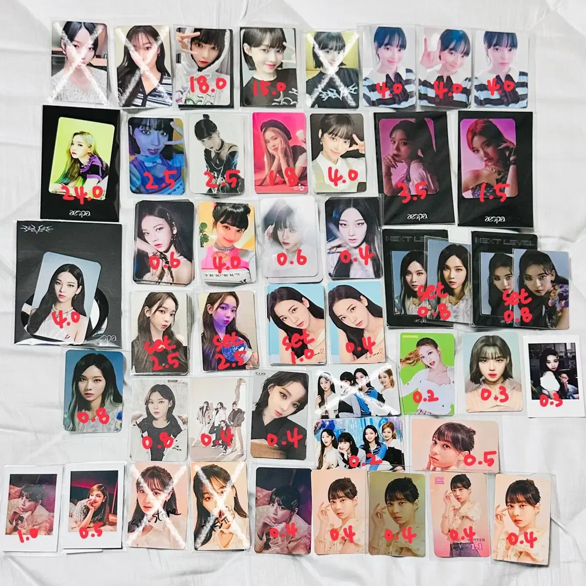 에스파 aespa 블랙맘바 포에버 넥스트레벨 굿즈 포토카드 양도