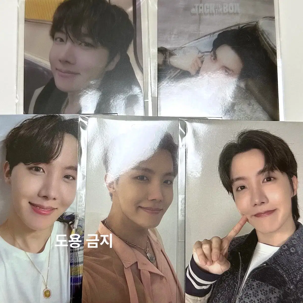 jhope 제이홉 위버스 특전 포카 5장 (투명포카 2장 포함) 2