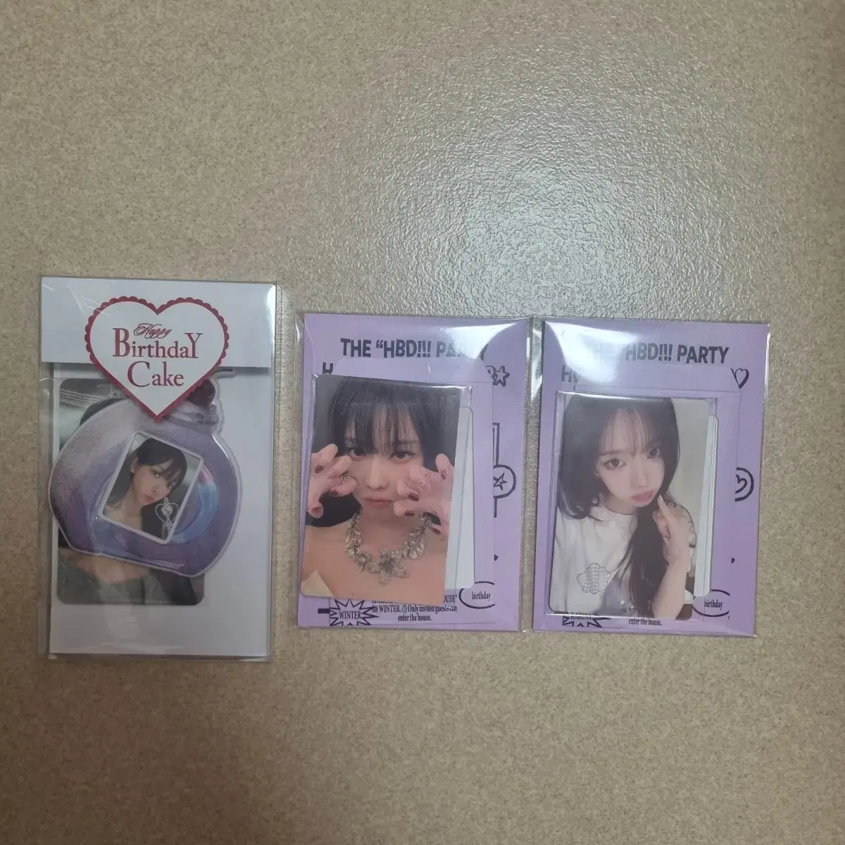 에스파 카리나 생일 엠디 md 포카 미개봉 3