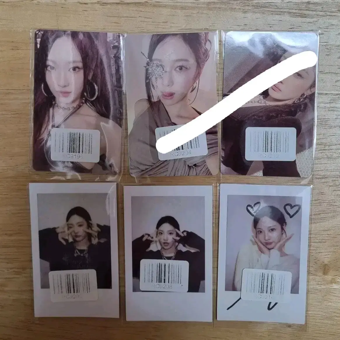 에스파 지젤 닝닝 아마겟돈 kms 예판 미공포 포카 2