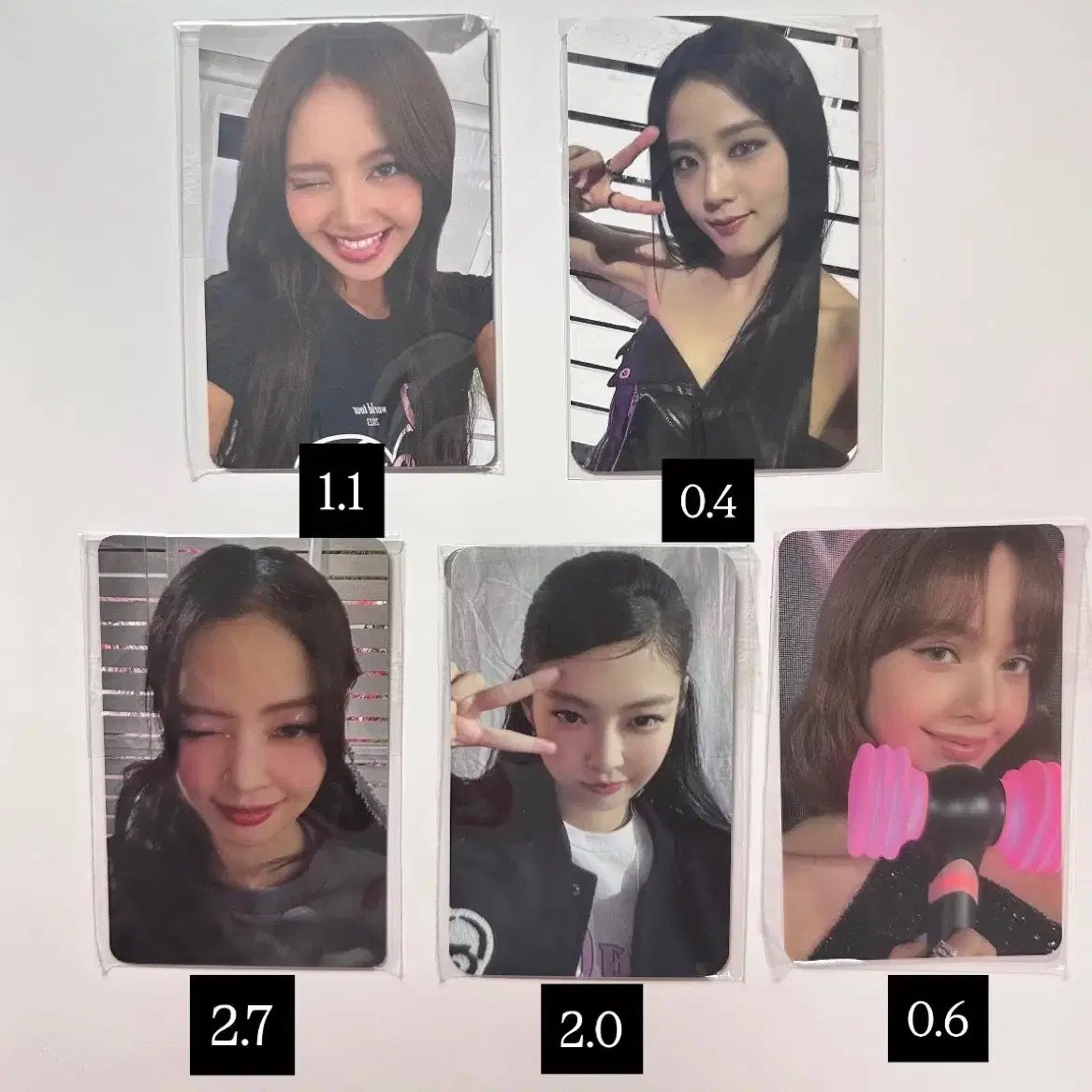 블랙핑크 콘서트 포카 제니 지수 리사 로제 blackpink 멤버쉽