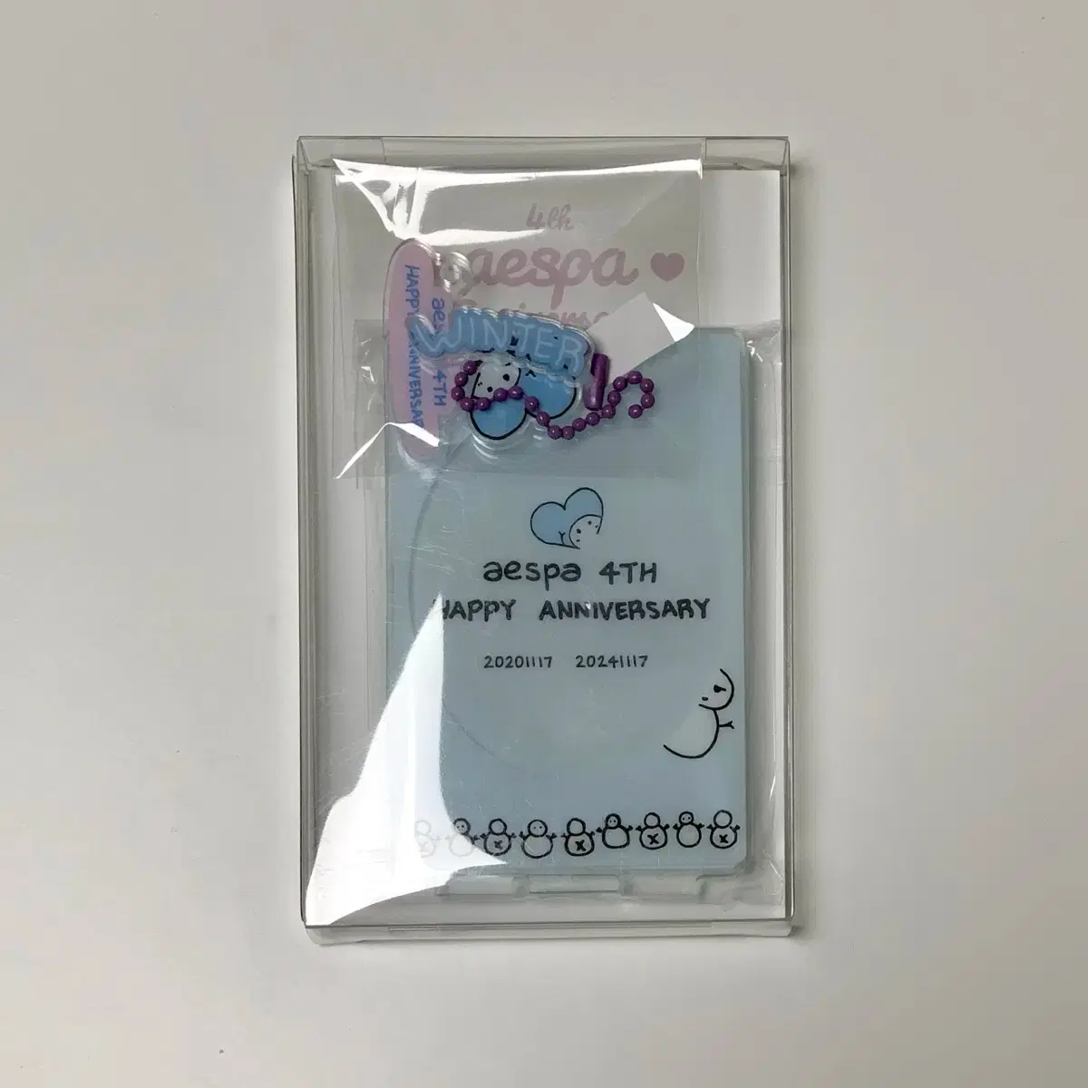 미개봉 에스파 윈터 4주년 diy 아크릴 스탠드 포카 양도 일본콘서트럭드 2