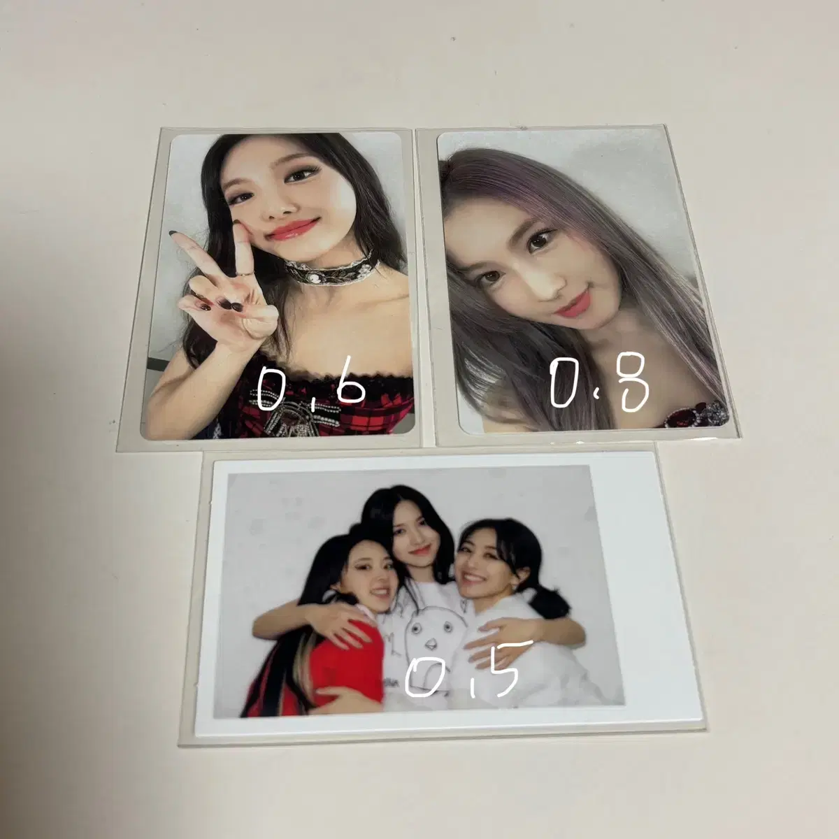 트와이스 사나 나연 유닛 포카 판매 양도 4기 월드투어
