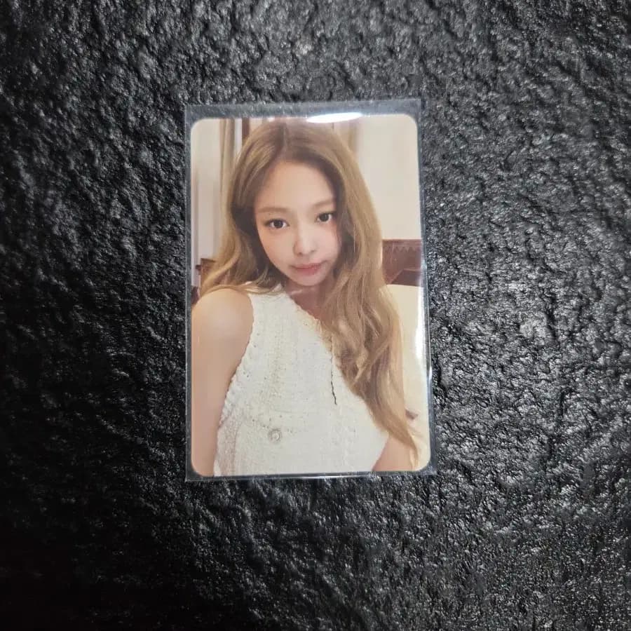 블랙핑크 born pink 제니 포카 1