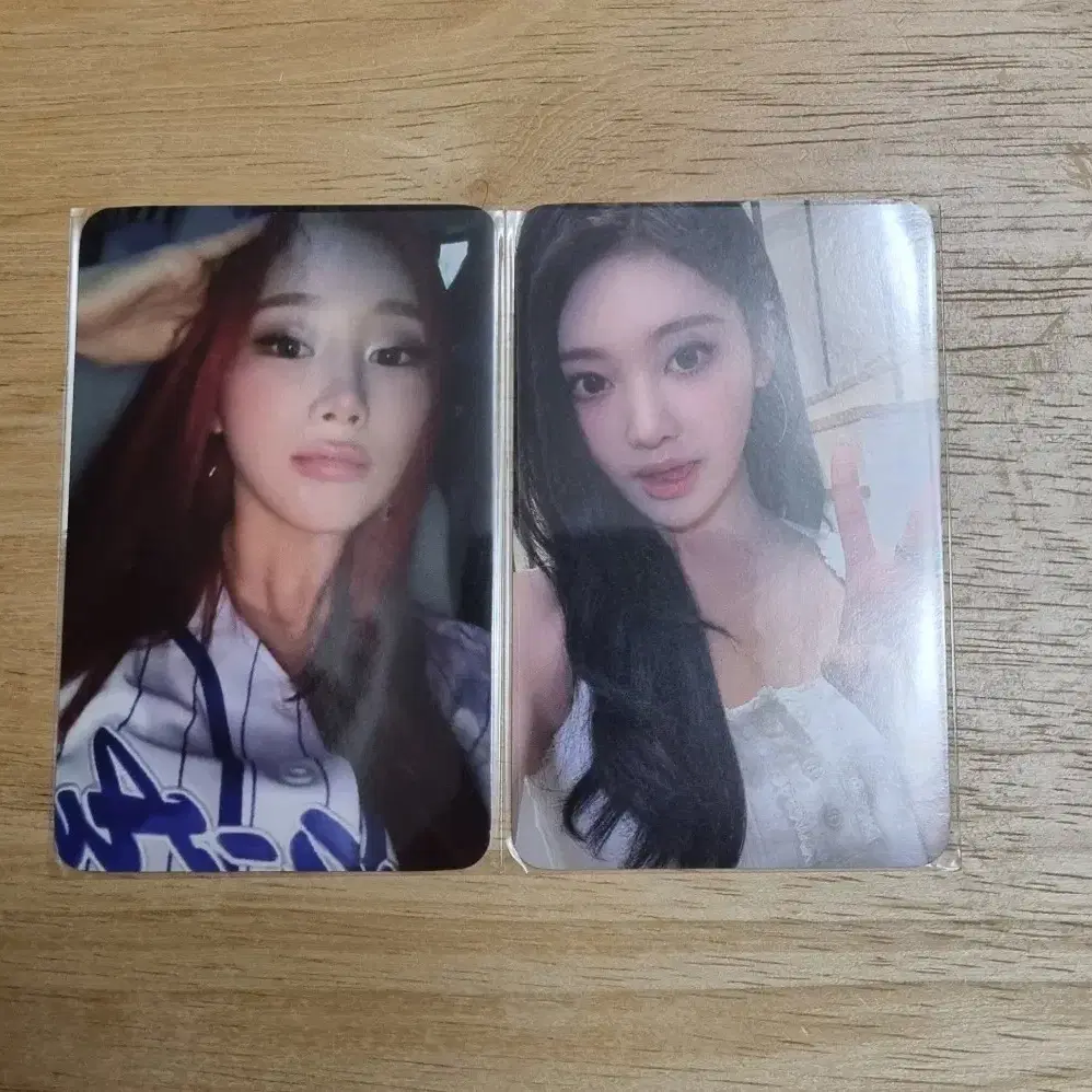에스파 더티워크 위드뮤 럭드 지젤 닝닝 미공포 포카 분철