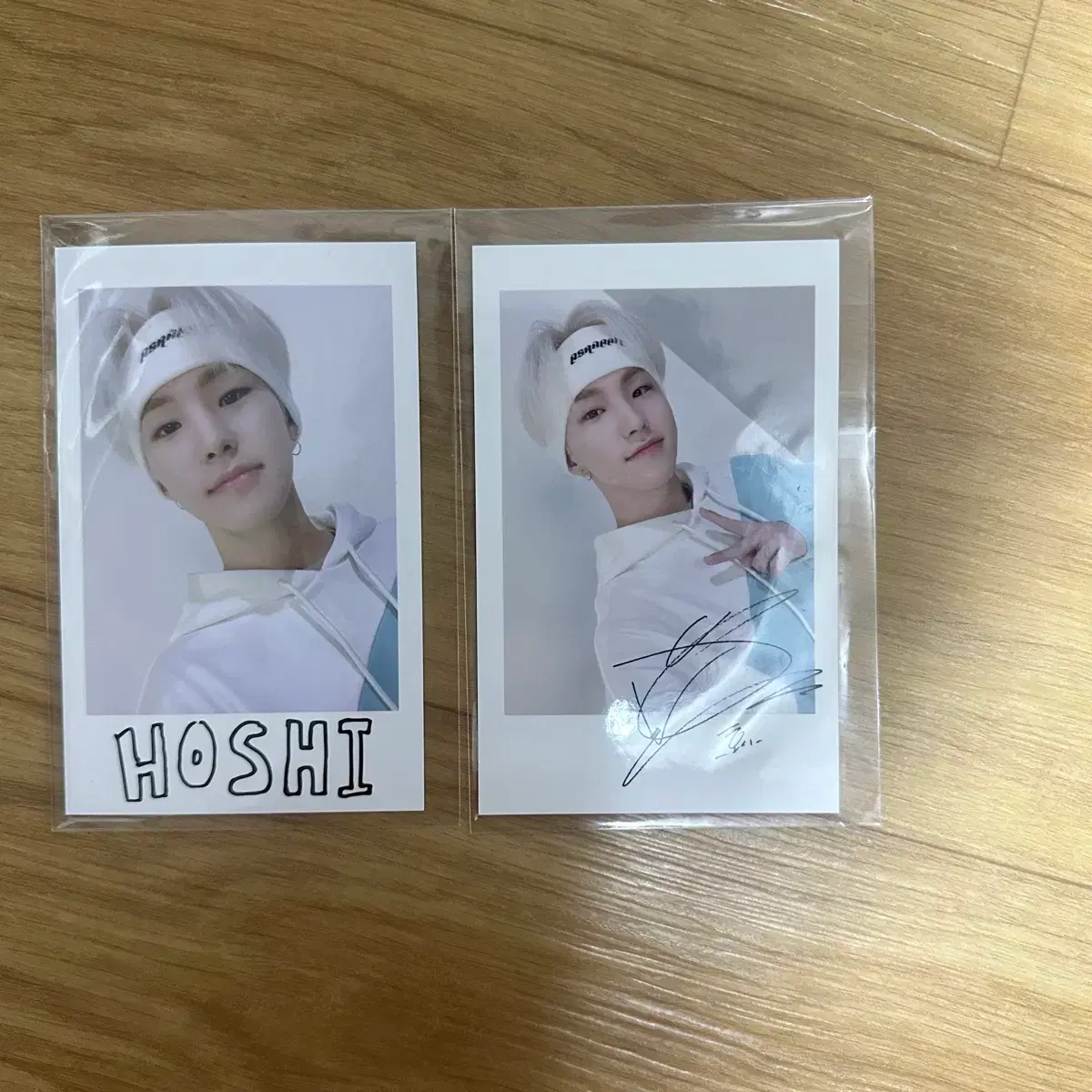 세븐틴 호시 캐랜 폴라로이드 포카