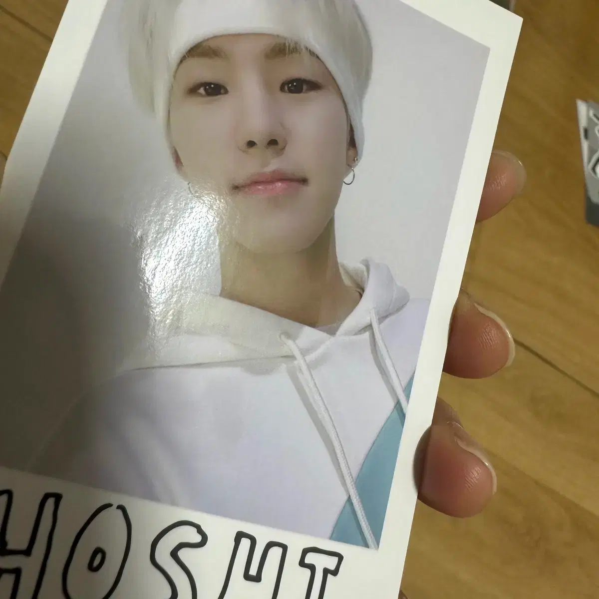 세븐틴 호시 캐랜 폴라로이드 포카 3