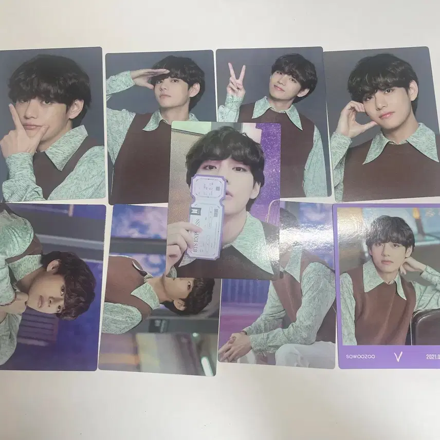 방탄 태형 뷔 소우주 미니포카 드볼양도