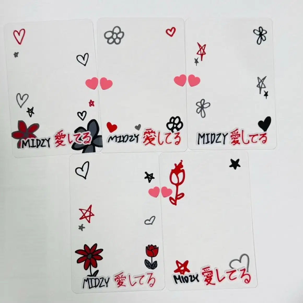 ITZY 있지 일본 체키 CHEKI 팬사 투명포카 투명 포토카드 포카 1
