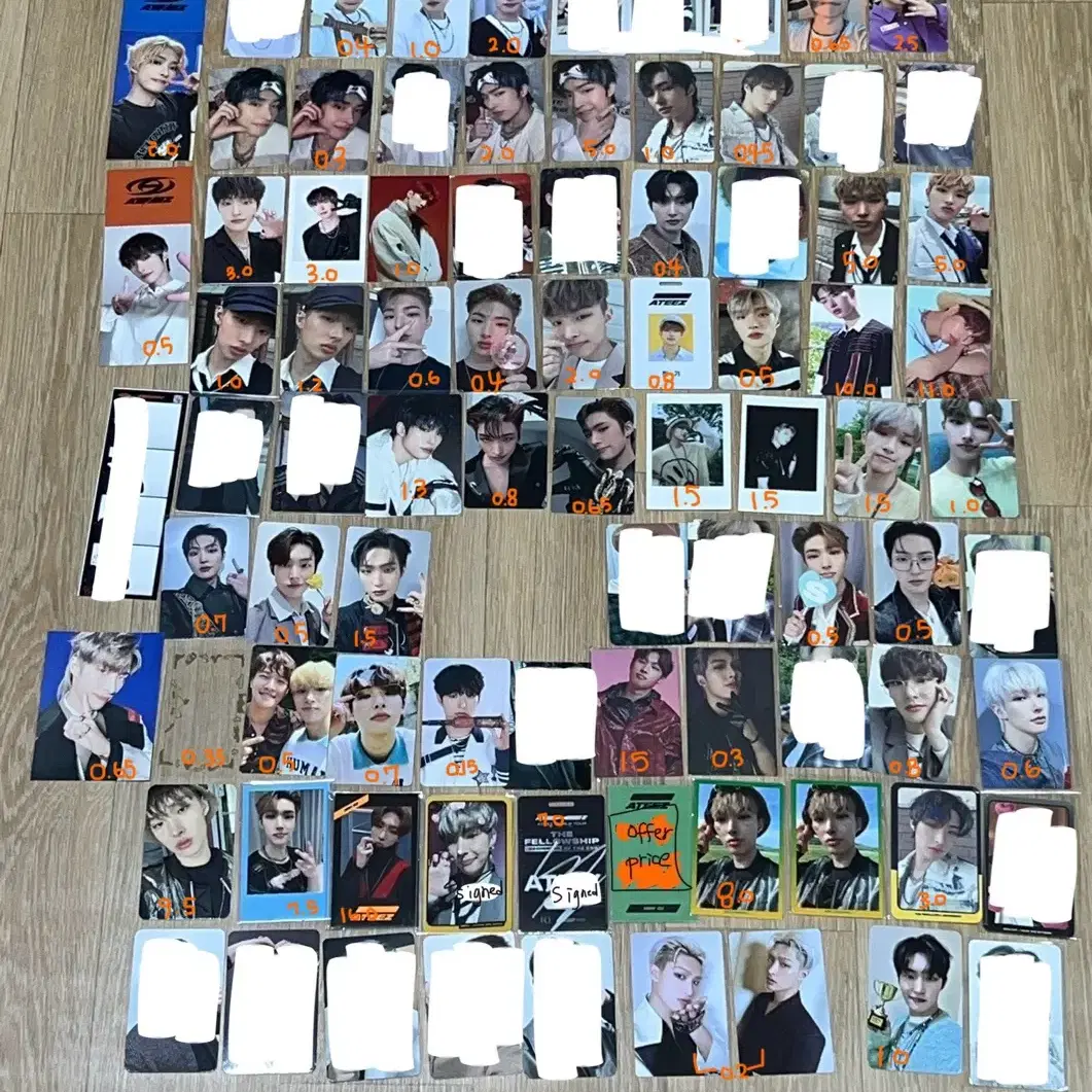에이티즈 민기 싸인 공방포카 포카 미공포 양도 판매 1