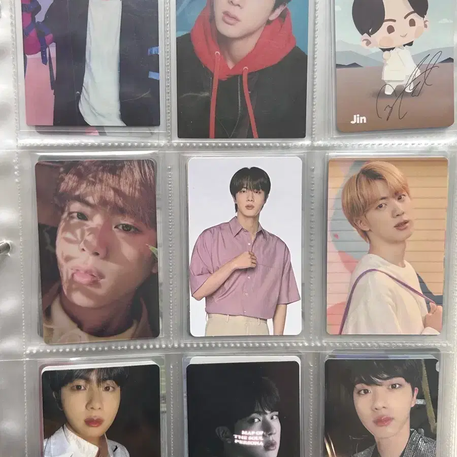 방탄 BTS jin 석진 공식 포카 , 굿즈 모음 1