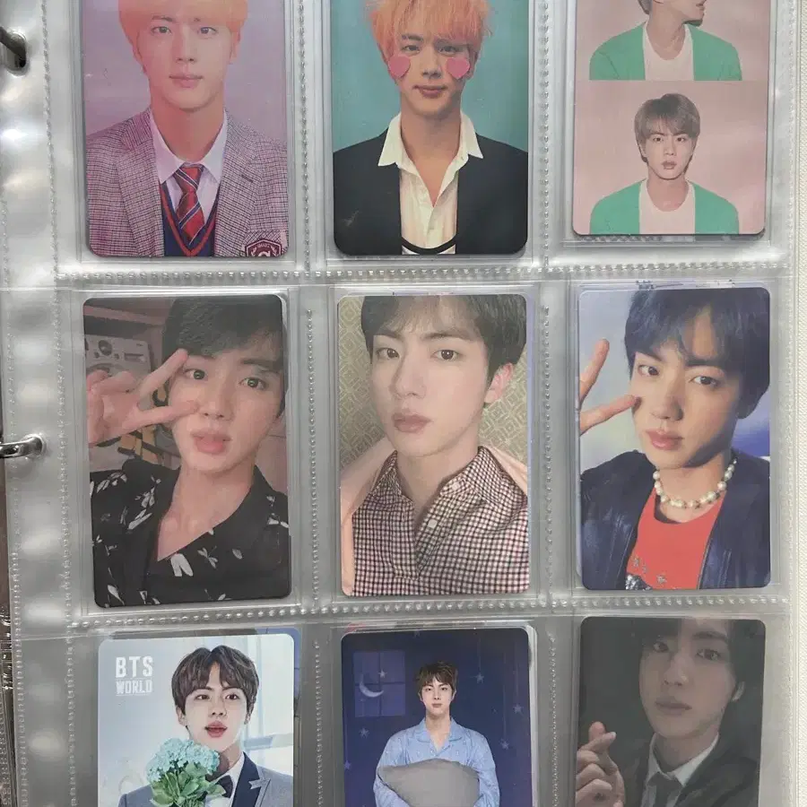 방탄 BTS jin 석진 공식 포카 , 굿즈 모음 4