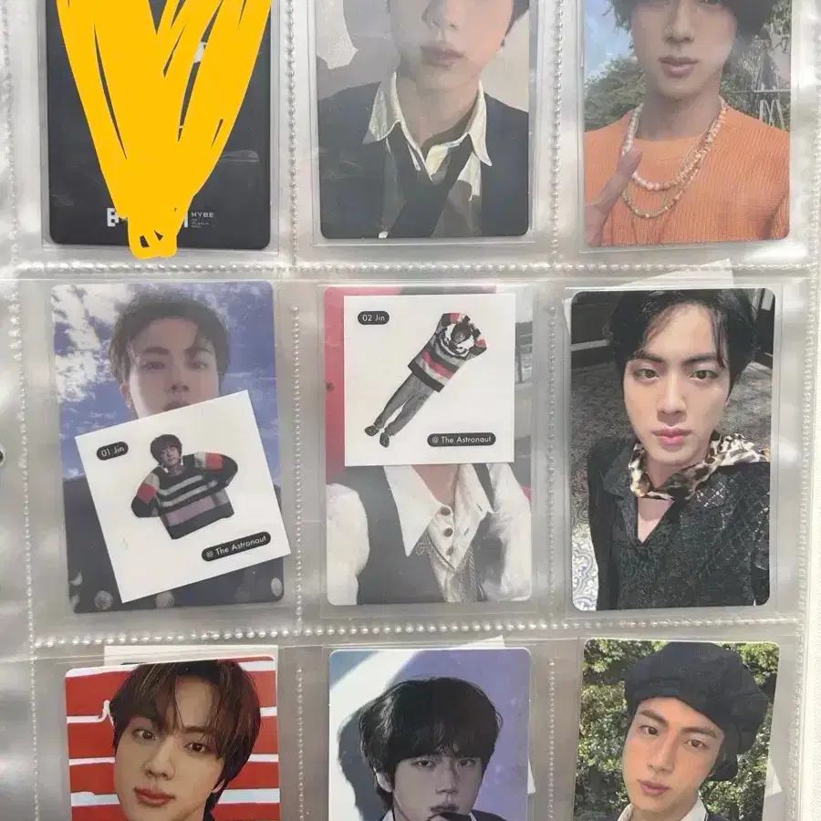 방탄 BTS jin 석진 공식 포카 , 굿즈 모음 9