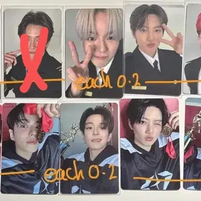 트레저 포토카드 최현석 박지훈 요시 김준규 아사히 윤재혁 박정우 소정환 2