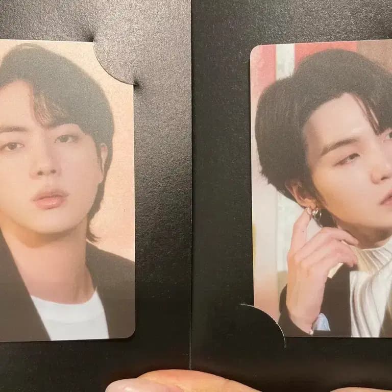 석진 윤기 > 정국으로 교환) 방탄 하이브 전시 포토티켓 포카 포토카드 2