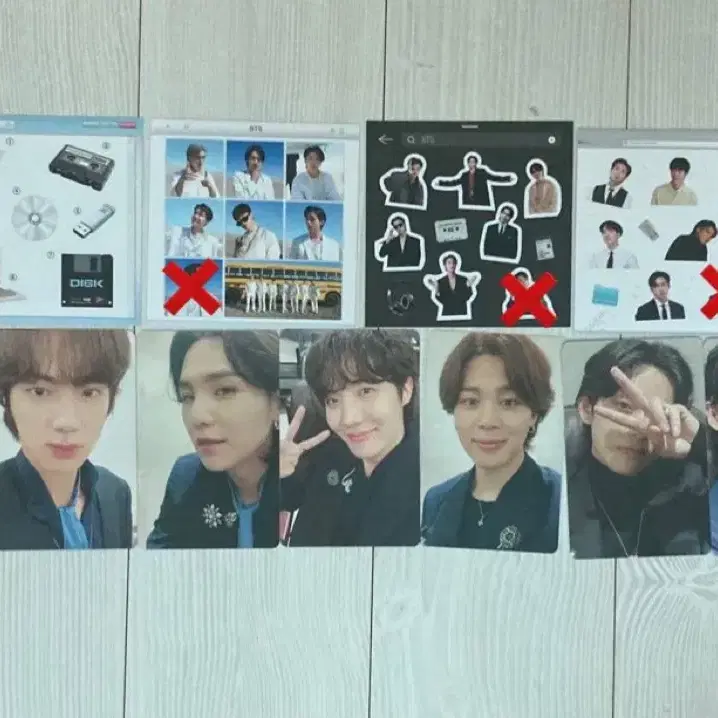 정국 제외 원가이하양도) 방탄 7Moments 포토북 디지털코드 포카 2