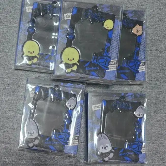 스키주 스키즈 스트레이키즈 미개봉 랜야드 팝업 뽁아리 울프찬 한쿼카 포카