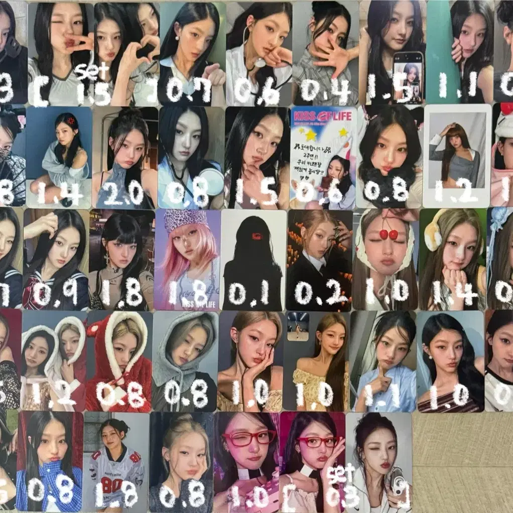 사진많음 하늘위주)키스오브라이프 키오프 미공포 포카 분철 앨범 앨포 4