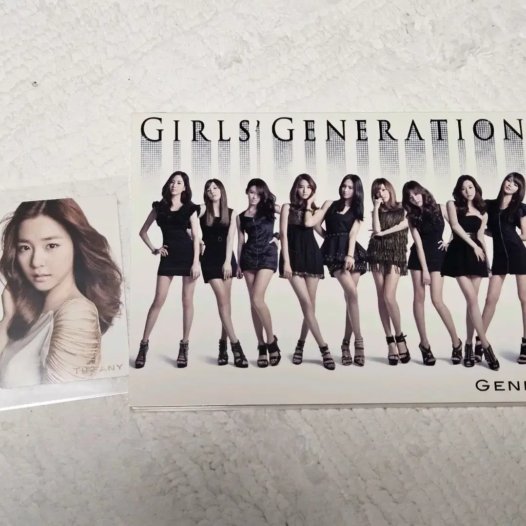 소녀시대 일본 Genie 앨범(CD+DVD 한정수량판) + 티파니 포카 1