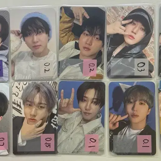 가격고정)) 스키즈 포카 양도 판매 방찬 리노 창빈 현진 한 필릭스 승민 4
