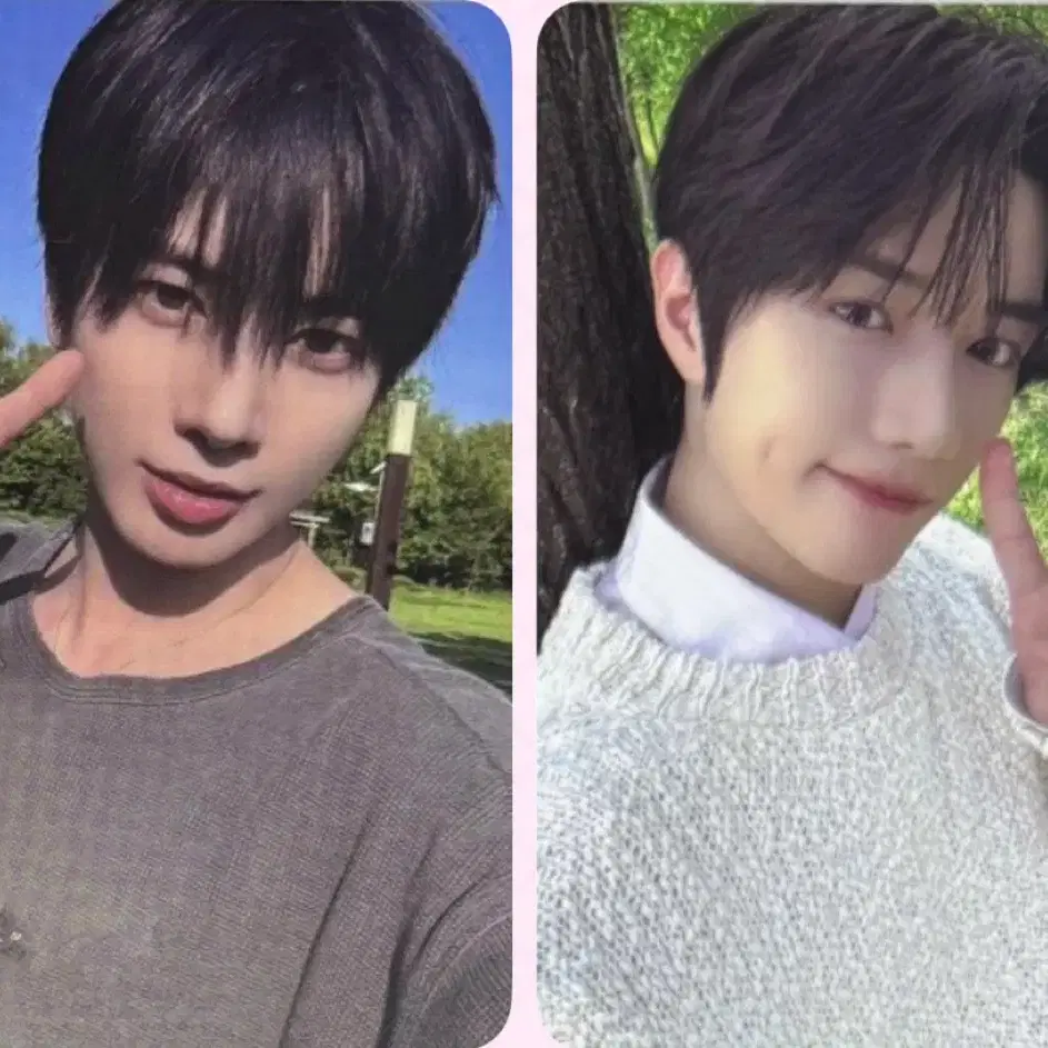 투모로우콘  모아존 범규 태현 포카
