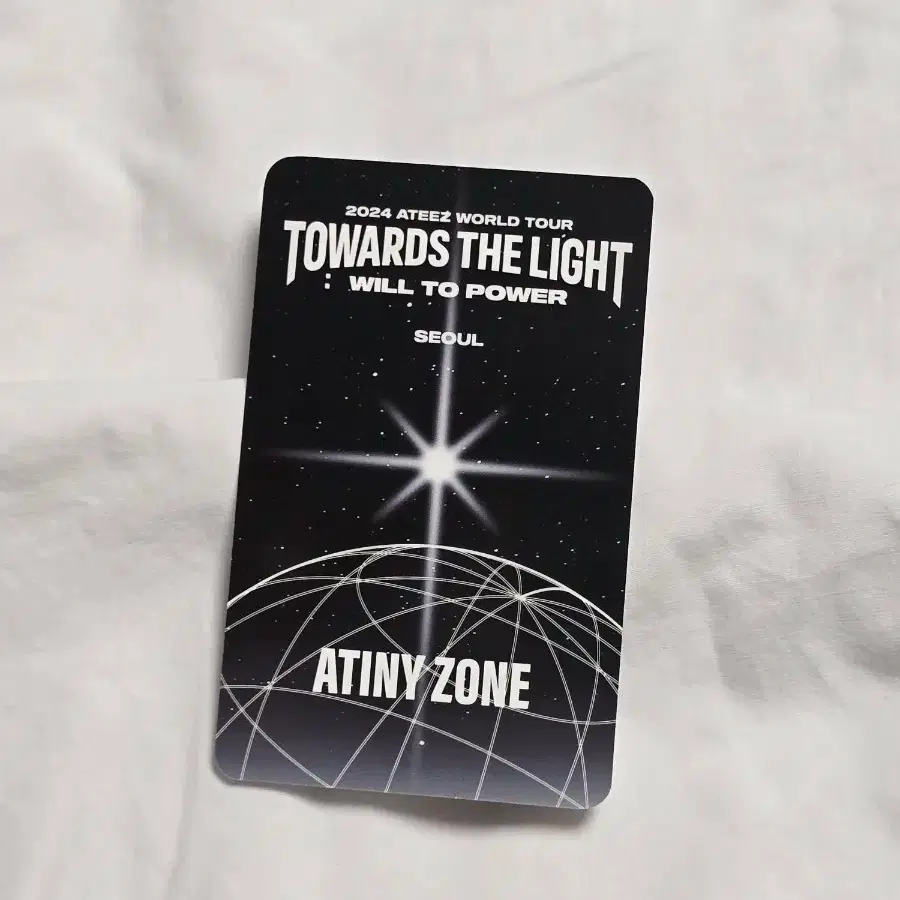 에이티즈 우영 콘서트 에이티니존 포카 ATINY ZONE 2