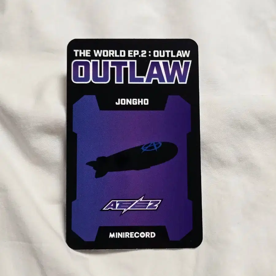 에이티즈 종호 포카 메롱 미니레코드 예판 미공포 2
