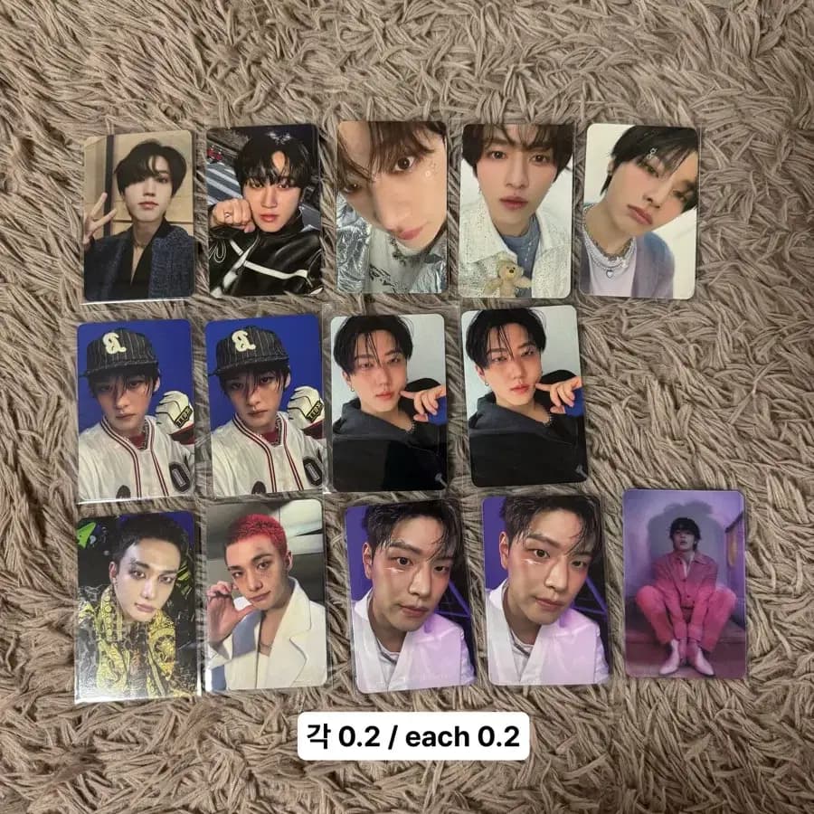 스키즈 방찬 리노 창빈 현진 한 승민 아이엔 포카