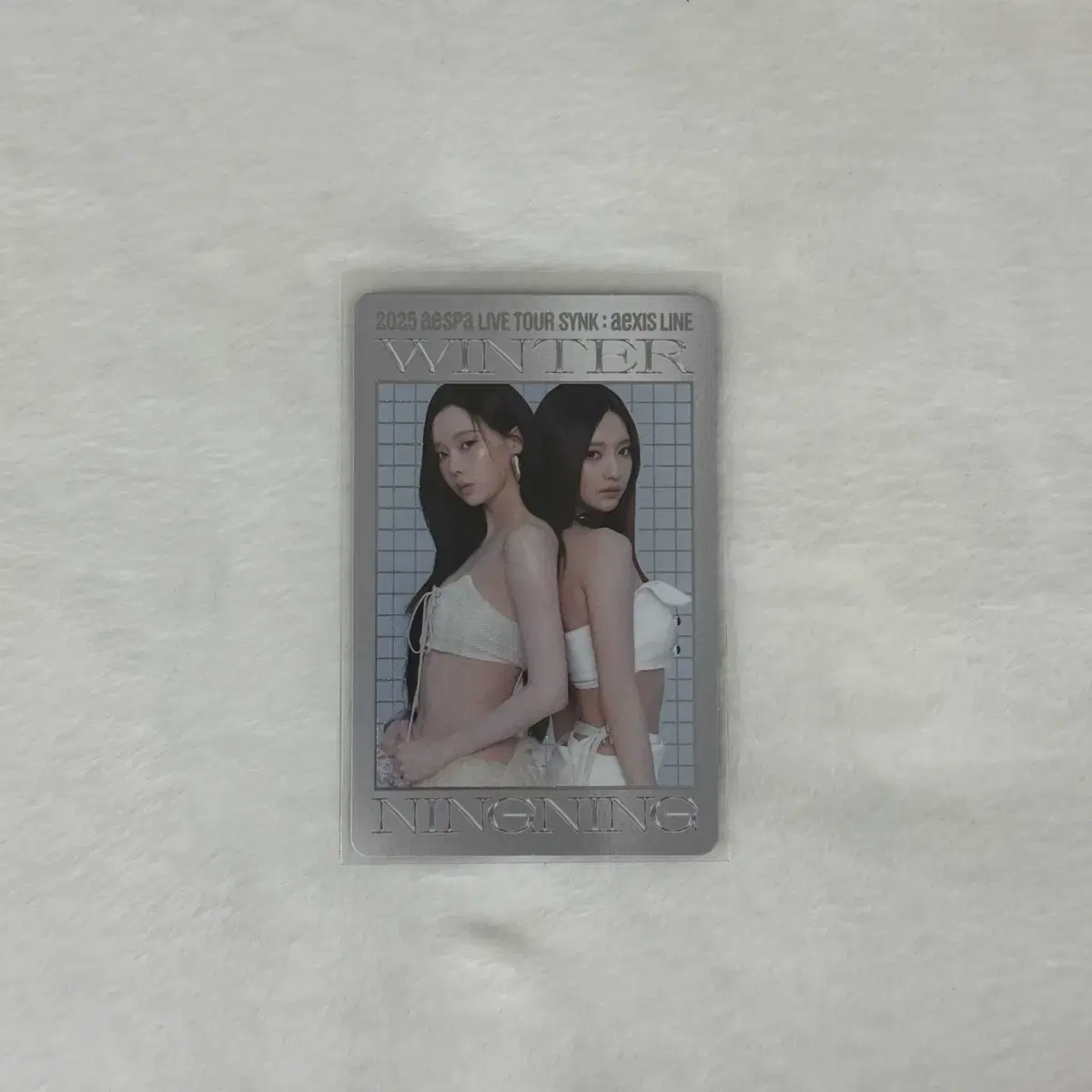 에스파 aeXISLINEY버전트레카 윈터닝닝유닛포카판매 카리나지젤윈터닝닝