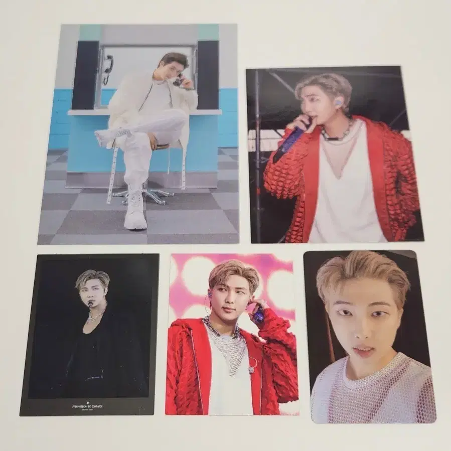 방탄 퍼투댄 라이브 남준 포카 5종 bts ptd live rm