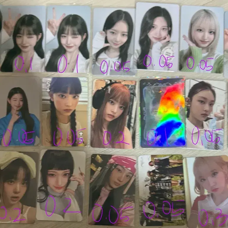 아이브 에스파 뉴진스 우주소녀 포카 양도  유진 가을 레이 원영 리즈교환 2