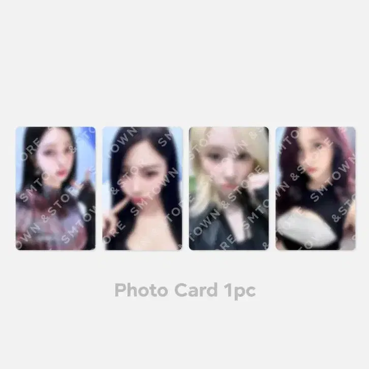 에스파 지젤 싱크 패럴라인 오피셜 팬라이트 스트랩 포토카드 미개봉 2