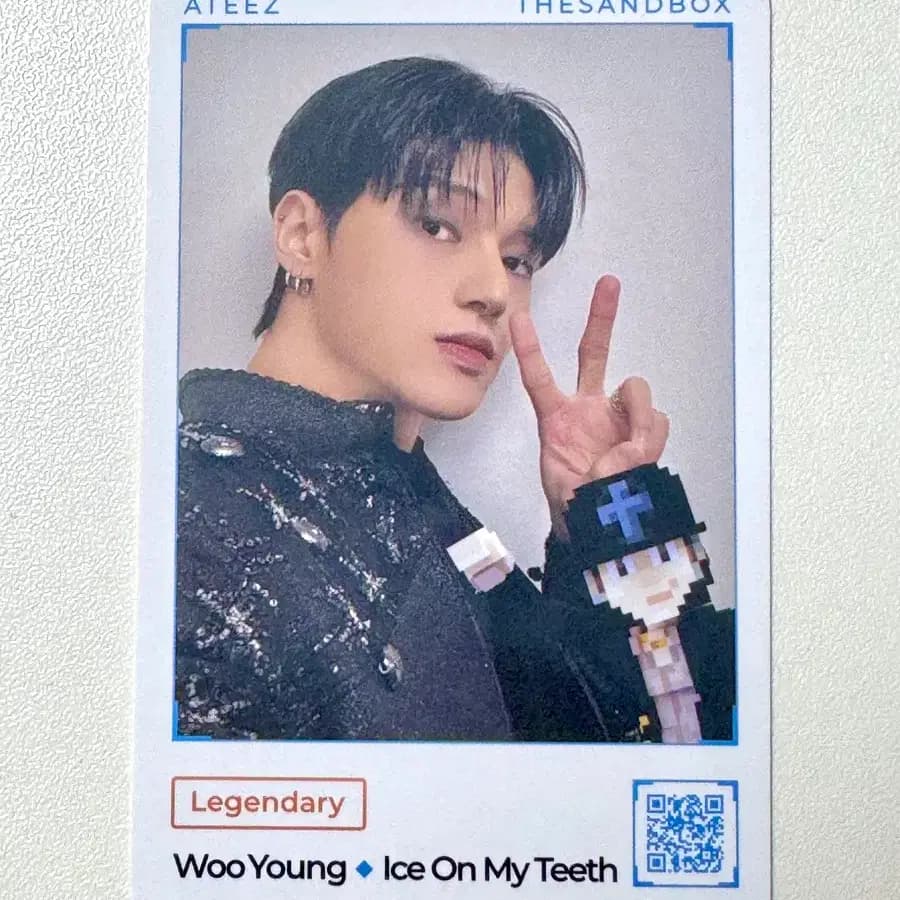 에이티즈 우영 포카 Ateez wooyoung poca photocard