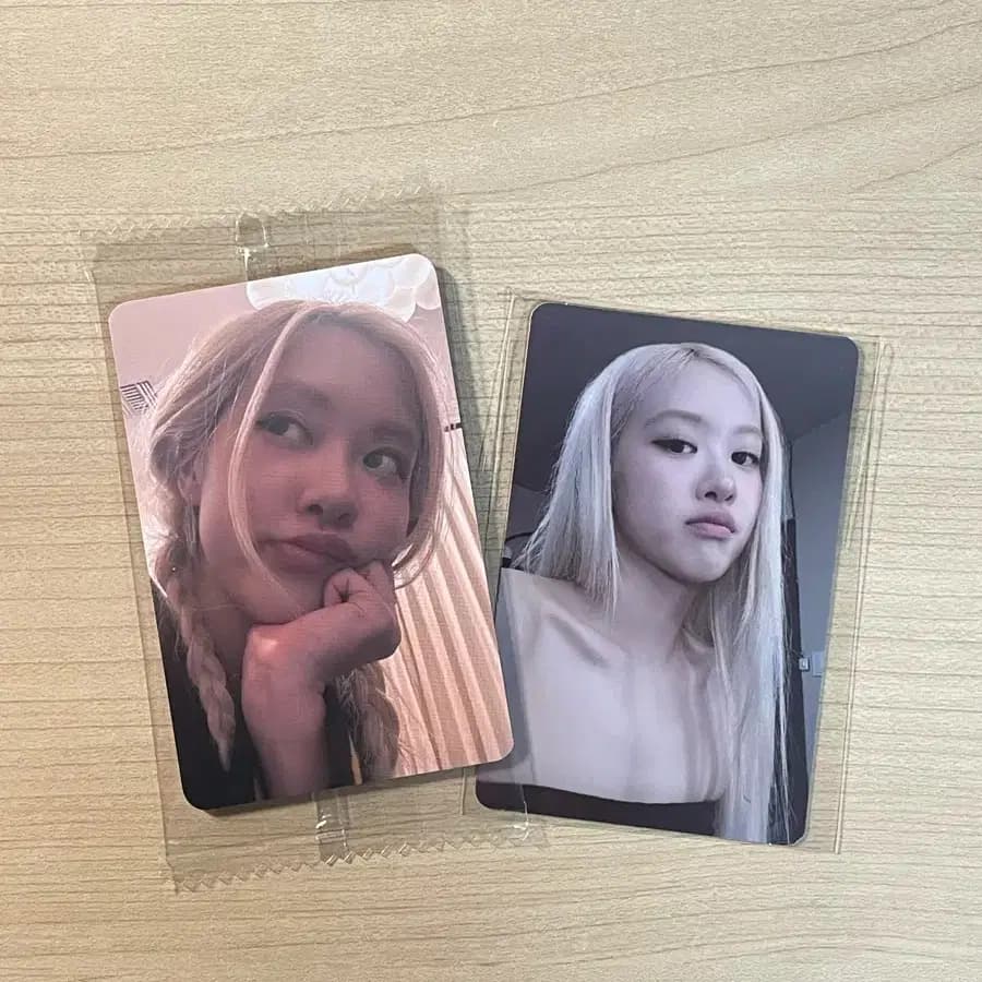 블랙핑크 로제 Rosie 미개봉 한국반+리스닝파티+YG셀렉 포카 4