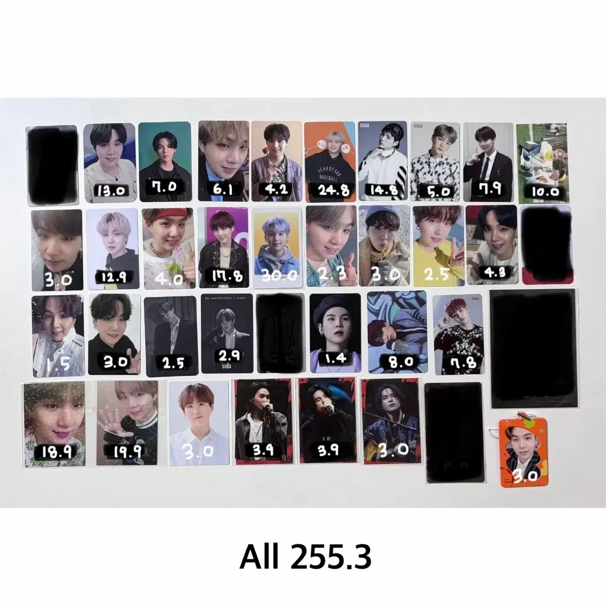 슈가 윤기 앨범 포카 페르소나 맵솔 디데이 suga pc poca bts 2