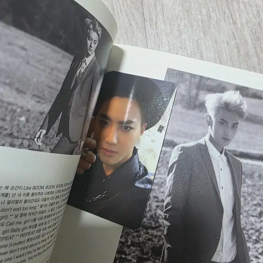 (비매) 엑소 exodus 싸인앨범 수호 포카 2