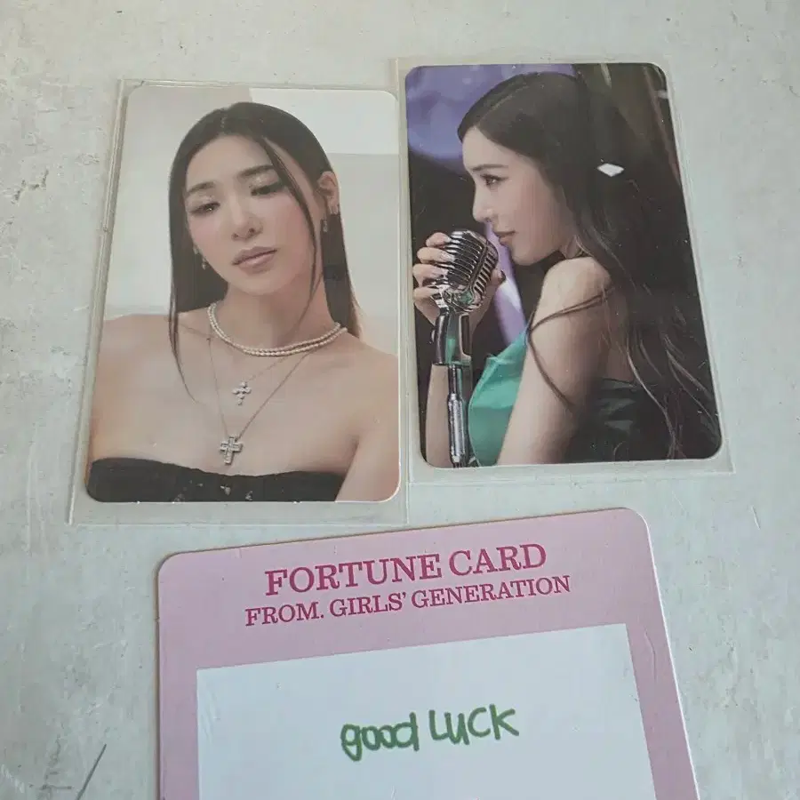 소녀시대 티파니 포춘 카드 Good Luck 포카 1