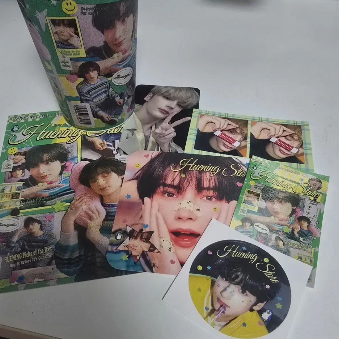 투바투 txt 휴닝카이 생일카페 특전, 포카