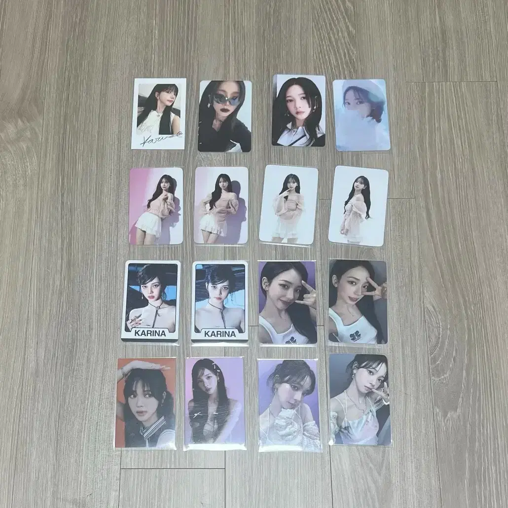 [80장 판매] 에스파 카리나 포카 포토카드 지젤윈터닝닝 3