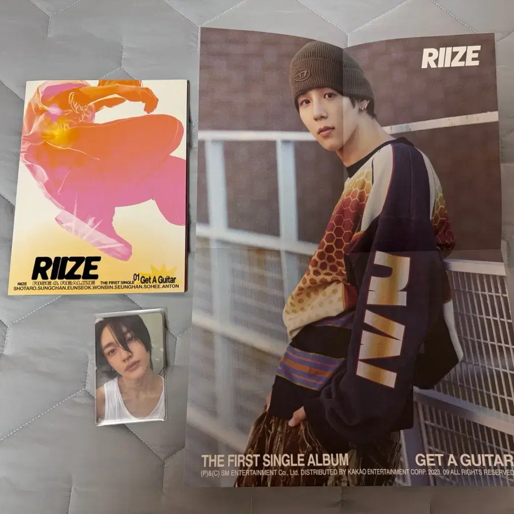라이즈 겟어기타 개봉앨범 원빈 포카 쇼타로 포스터 riize