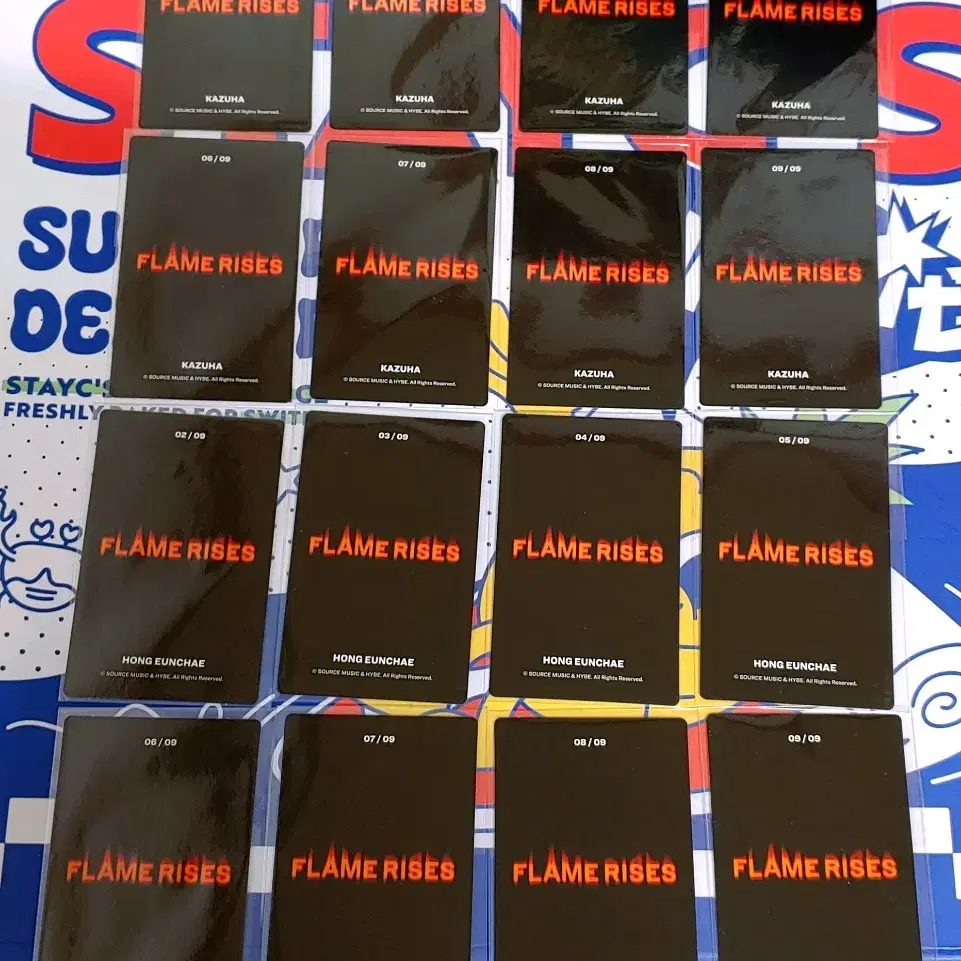 르세라핌 FLAME RISES SEOUL 포카팩 4