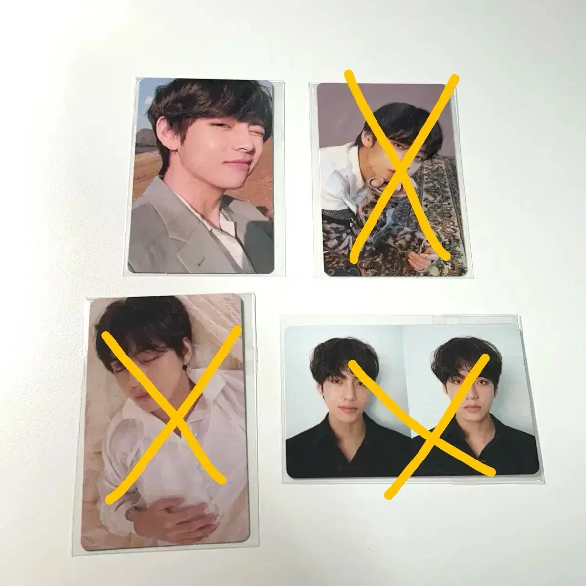 방탄 럽유셀 럽셀 티어 YOUR 뷔 김태형 포카 포토카드