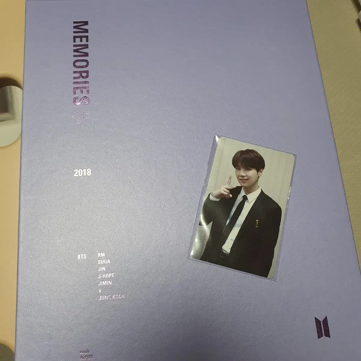 방탄소년단 메모리즈 2018 + 슈가 포카