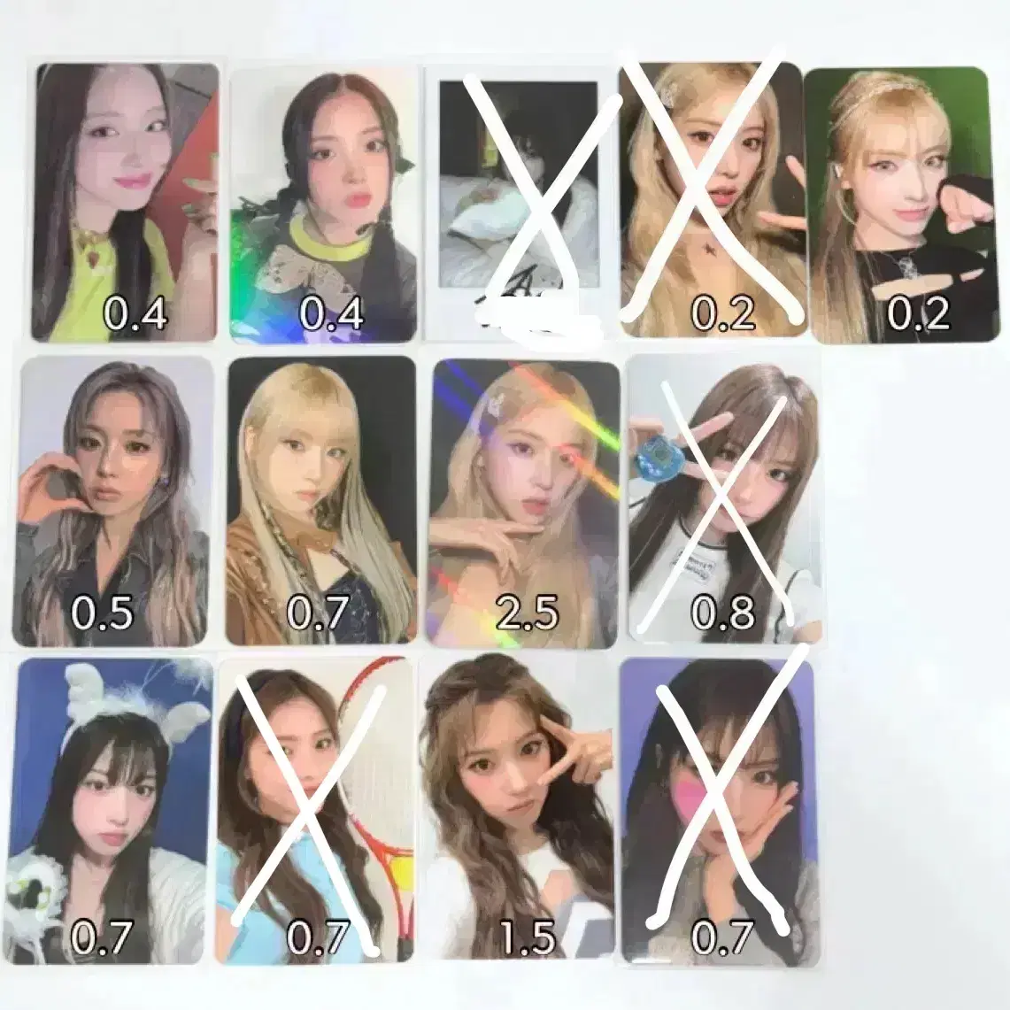 (각0.3할인) 엔믹스 지우 포카 양도
