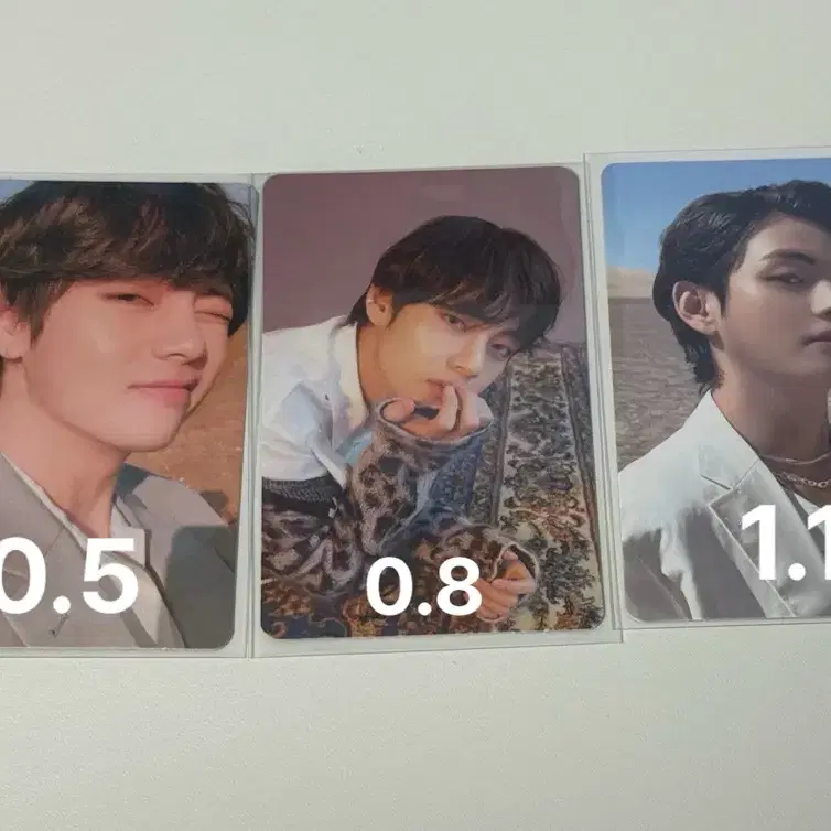 방탄소년단 BTS 태형 V 포카 포토카드 럽셀 Proof