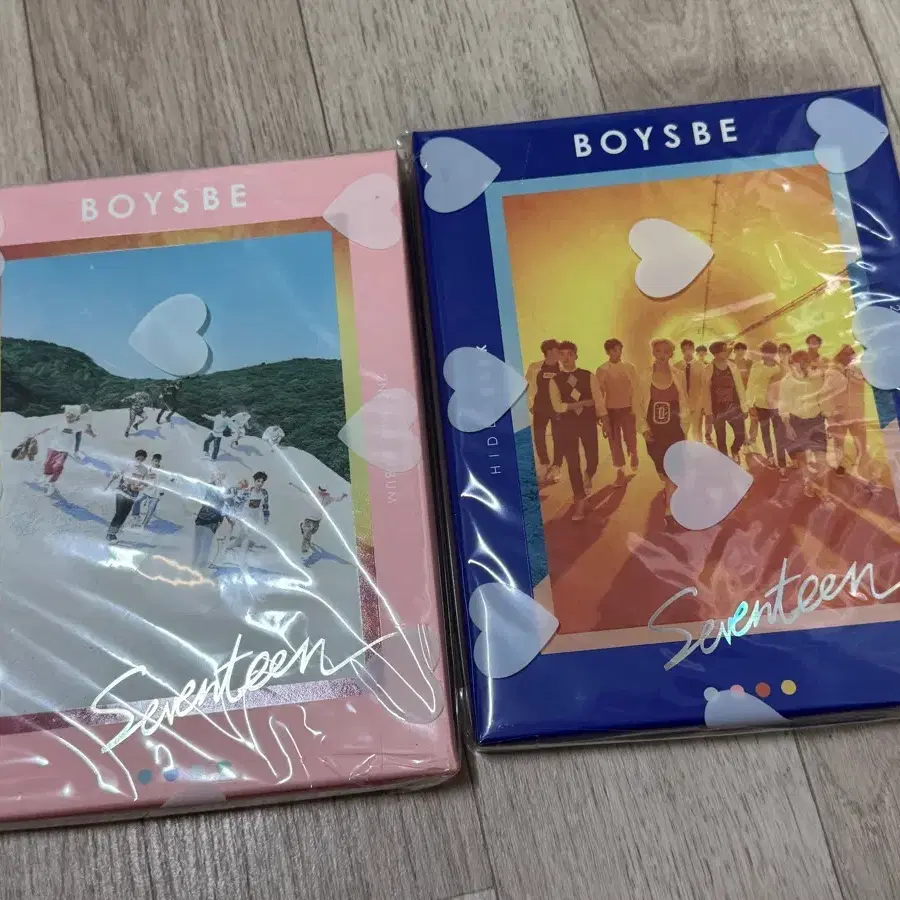 세븐틴 Boys Be 보이즈비 포카제외 풀구성 (분홍/파랑)