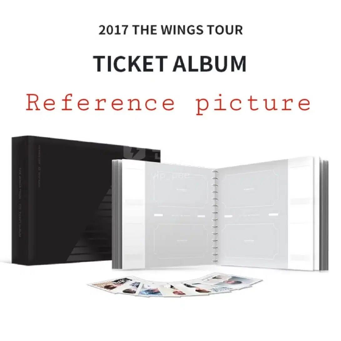 방탄소년단 윙즈투어 티켓앨범 티켓바인더 폴라로이드 포카 포토카드 2