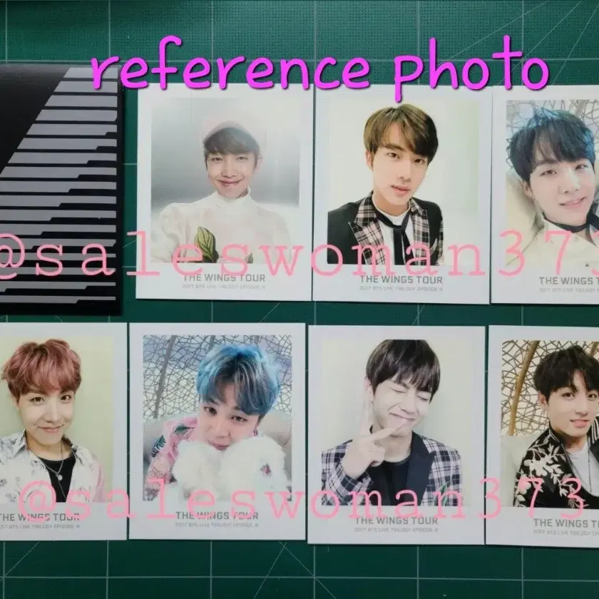 방탄소년단 윙즈투어 티켓앨범 티켓바인더 폴라로이드 포카 포토카드 3